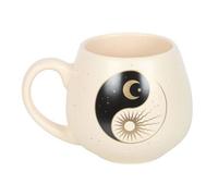 Something Different Yin Yang Round Mug in Light Beige Something Different Light Beige