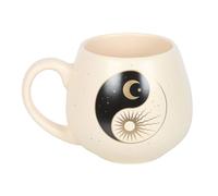 Something Different Yin Yang Round Mug in Light Beige Something Different Light Beige