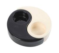 Something Different Yin Yang Tealight Holder White/black (One Size)