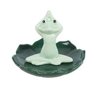 Something Different Yoga Frog Incense Holder Green (One Size)
