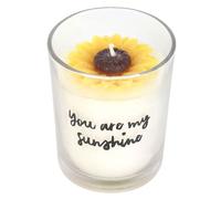 Something Different You Are My Sunshine Sunflower Candle in White Something Different White