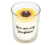Something Different You Are My Sunshine Sunflower Candle in White Something Different White