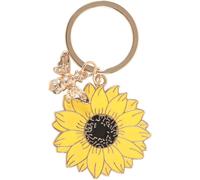 Something Different You Are My Sunshine Sunflower Keyring in Yellow Something Different Yellow One Size