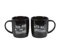 Something Different You Are The Strange To My Unusual Mug Set (Pack Of 2) Black/white (One Size)