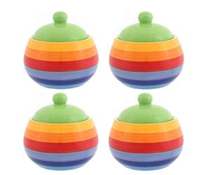Something DifferentColourful Rainbow Sugar Jug Ethically Sourced