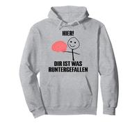 Something fell down here Pullover Hoodie