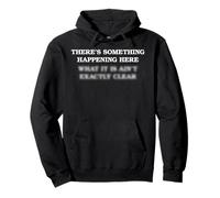 Something happens here, it's not exactly clear. Pullover Hoodie