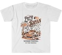Something in The Orange T Shirt Zach Bryan Farm Truck Country Music Concert Tee WhiteOne Size
