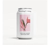 Something & Nothing Hibiscus & Rose Premium Soda 330ml