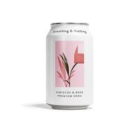SOMETHING & NOTHING Hibiscus & Rose Seltzer, 330 ML