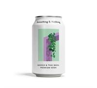 Something & Nothing Mango & Thai Basil Premium Soda 330ml