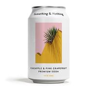 Something & Nothing Pineapple & Pink Grapefruit Soda Can 330ml [Pk 12]