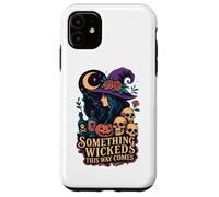 Something Wicked This Way Comes Witch Moon Skulls Case for iPhone 11