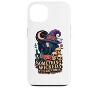 Something Wicked This Way Comes Witch Moon Skulls Case for iPhone 13