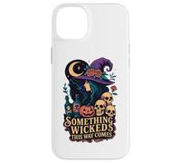 Something Wicked This Way Comes Witch Moon Skulls Case for iPhone 14 Plus