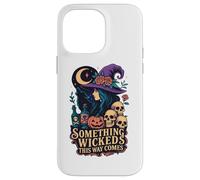 Something Wicked This Way Comes Witch Moon Skulls Case for iPhone 14 Pro Max