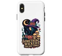 Something Wicked This Way Comes Witch Moon Skulls Case for iPhone X/XS