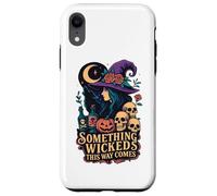 Something Wicked This Way Comes Witch Moon Skulls Case for iPhone XR
