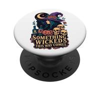 Something Wicked This Way Comes Witch Moon Skulls PopSockets Adhesive PopGrip