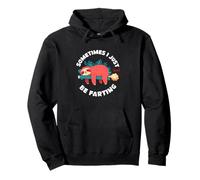 Sometime I Just Be Farting Tummy Hurts Funny Sloth Farting Pullover Hoodie