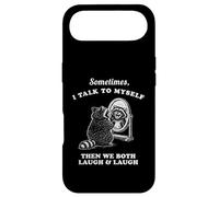 Sometime I Talk To Myself Then We Both Laugh Raccoon Graphic Case for iPhone Air