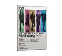 Sometime Last Night by R5 Poster Wall Art Aesthetic Cover Poster Design Painting for Living Room Bed Room 08x12inch(20x30cm) Frame-style