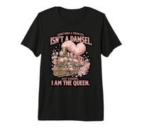 Sometimes A Princess Isnt A Damsel Train Graphic Premium T-Shirt