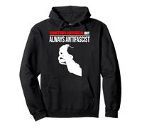 Sometimes anti-social, but always anti-fascist: kill the snake Pullover Hoodie