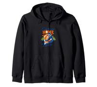 Sometimes Home Is a Person Heartfelt Romantic Connection Zip Hoodie