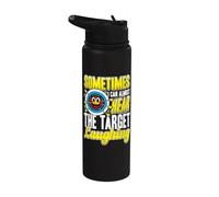 Sometimes I Almost Hear the Target Laughing Archer Archery Stainless Steel Insulated Water Bottle