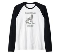 Sometimes I Be Fartin' Pigeon Retro Rat of the Sky Graphic Raglan Baseball Tee