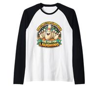 Sometimes I Can Almost Hear The Ten Pin Laughing Bowling Fun Raglan Baseball Tee