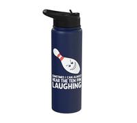 Sometimes I Can Almost Hear The Ten Pin Laughing Stainless Steel Insulated Water Bottle