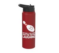 Sometimes I Can Almost Hear The Ten Pin Laughing Stainless Steel Insulated Water Bottle