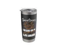 Sometimes I Can Almost Target Sporting Clays Shooting Stainless Steel Insulated Tumbler