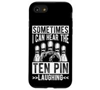 SOMETIMES I CAN HEAR THE TEN PIN LAUGHING Funny Bowling Case for iPhone SE (2020) / 7/8