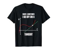 Sometimes I Go Off On A Tangent Math Geek Algebra Teacher T-Shirt
