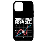 Sometimes I Go Off On a Tangent Math Graph Case for iPhone 12 mini