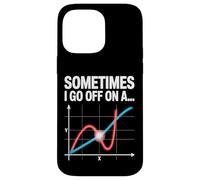 Sometimes I Go Off On a Tangent Math Graph Case for iPhone 14 Pro Max