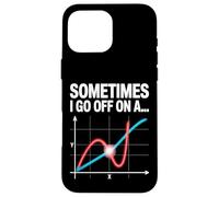 Sometimes I Go Off On a Tangent Math Graph Case for iPhone 16 Pro Max