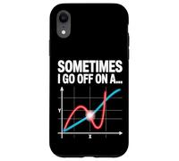 Sometimes I Go Off On a Tangent Math Graph Case for iPhone XR