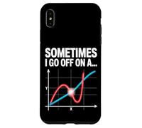Sometimes I Go Off On a Tangent Math Graph Case for iPhone XS Max