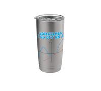 Sometimes I Go Off On A Tangent Math Pun Mathematics Humor Stainless Steel Insulated Tumbler