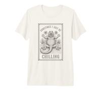 Sometimes I Just Be Chilling Funny Relaxed Uromastyx Lizard Premium T-Shirt