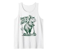 Sometimes I Just Be Fartin' Funny Capybara Tank Top