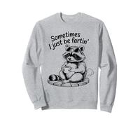 Sometimes I Just Be Fartin' Raccoon Design Sweatshirt