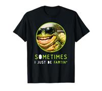 Sometimes I Just Be Fartin Retro Vintage Funny Farting Frog T-Shirt