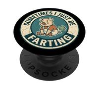Sometimes I Just Be Farting Cute Pig PopSockets Adhesive PopGrip