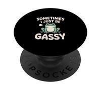 Sometimes I Just Be Gassy Frog Meme PopSockets Adhesive PopGrip
