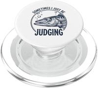 Sometimes I Just Be Judging Funny Barracuda Side Eye PopSockets PopGrip for MagSafe
